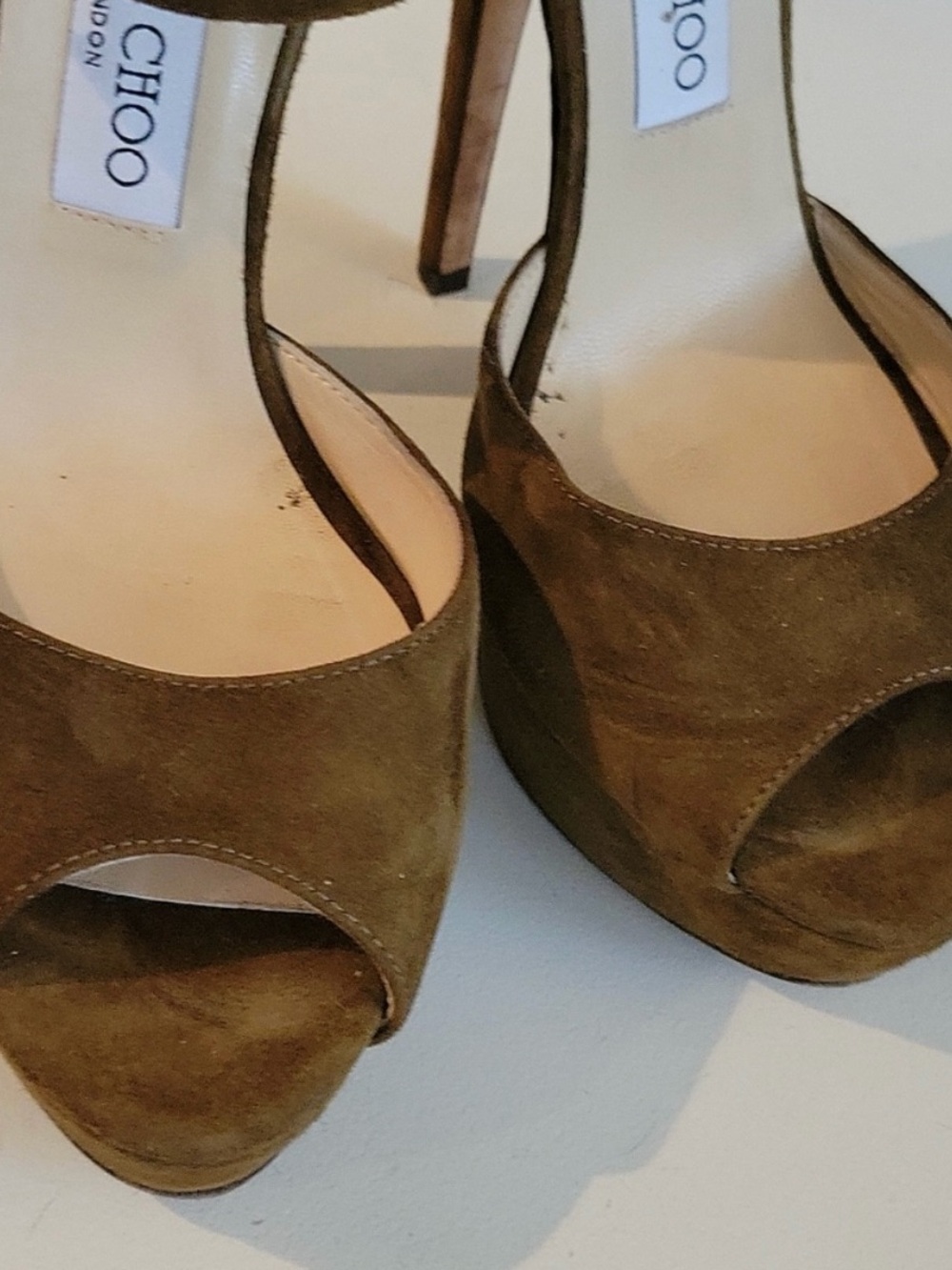 Jimmy Choo Nova brown platform heels - Picture 6 of 7